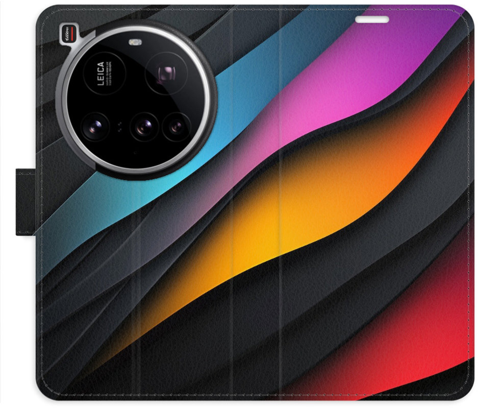 iSaprio Flip puzdro Color Waves pre Xiaomi 15 Ultra