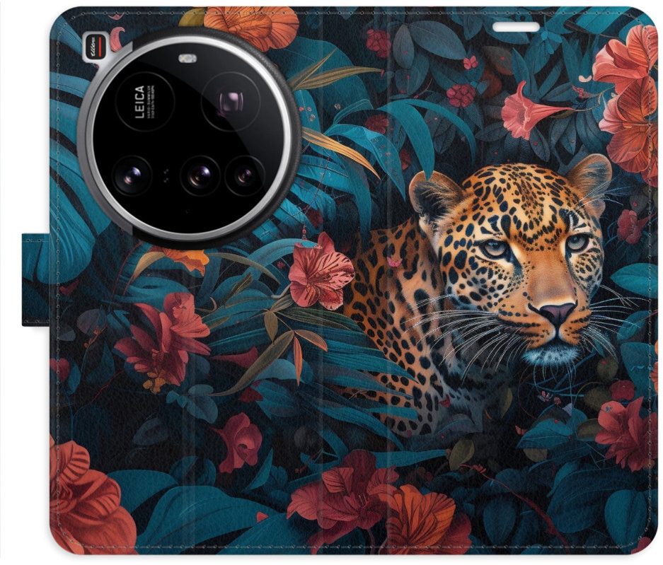 iSaprio Flip puzdro Flower Jaguar 02 pre Xiaomi 15 Ultra