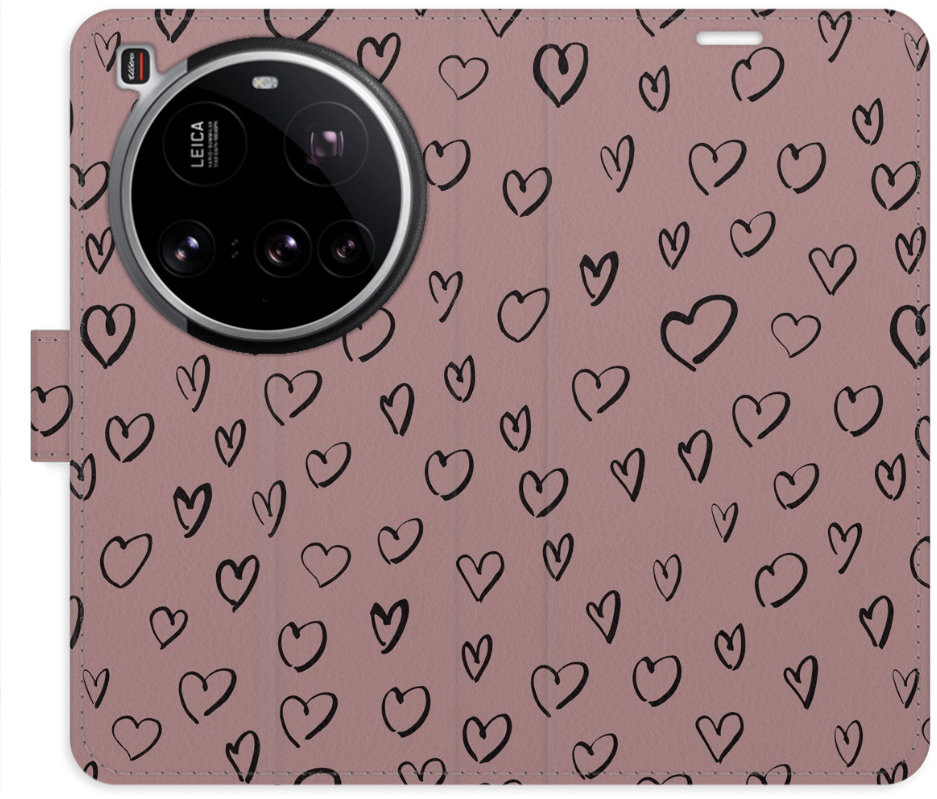 iSaprio Flip puzdro Heart Dark 02 pre Xiaomi 15 Ultra