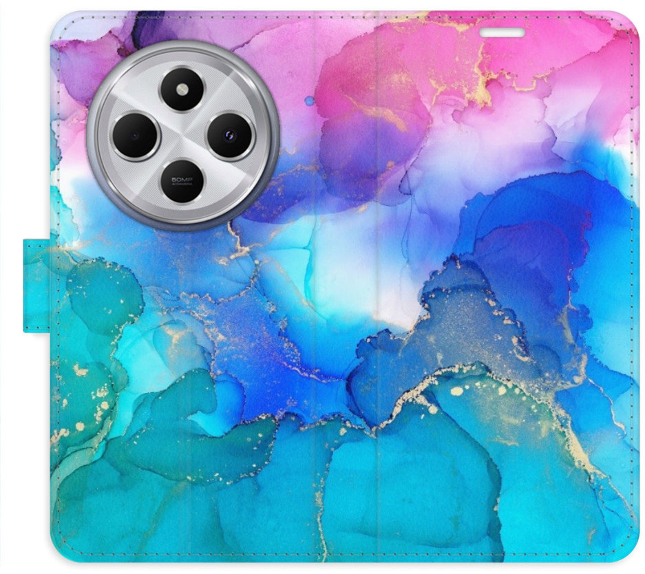 iSaprio Flip puzdro BluePink Paint pre Xiaomi Redmi 14C/Poco C75
