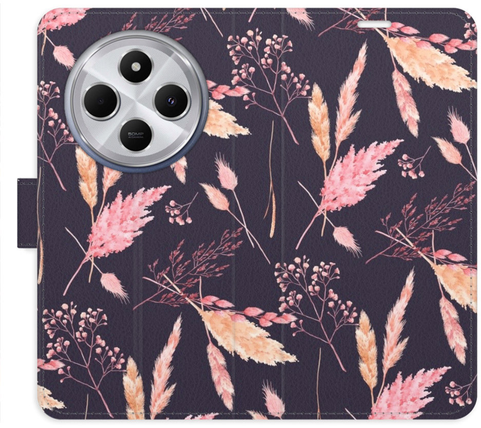 iSaprio Flip puzdro Ornamental Flowers 02 pre Xiaomi Redmi 14C/Poco C75