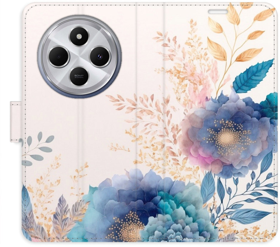 iSaprio Flip puzdro Ornamental Flowers 03 pre Xiaomi Redmi 14C/Poco C75