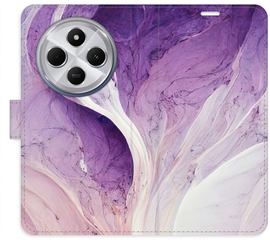 iSaprio Flip puzdro Purple Paint pre Xiaomi Redmi 14C/Poco C75