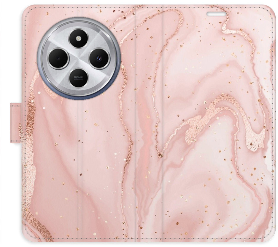 iSaprio Flip puzdro RoseGold Marble pre Xiaomi Redmi 14C/Poco C75