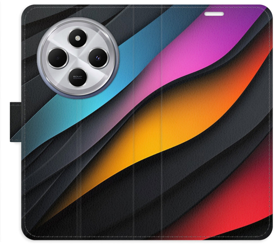 iSaprio Flip puzdro Color Waves pre Xiaomi Redmi 14C/Poco C75