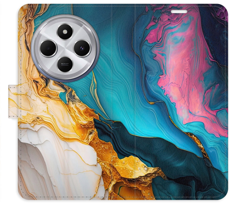 iSaprio Flip puzdro Colourful Marble pre Xiaomi Redmi 14C/Poco C75