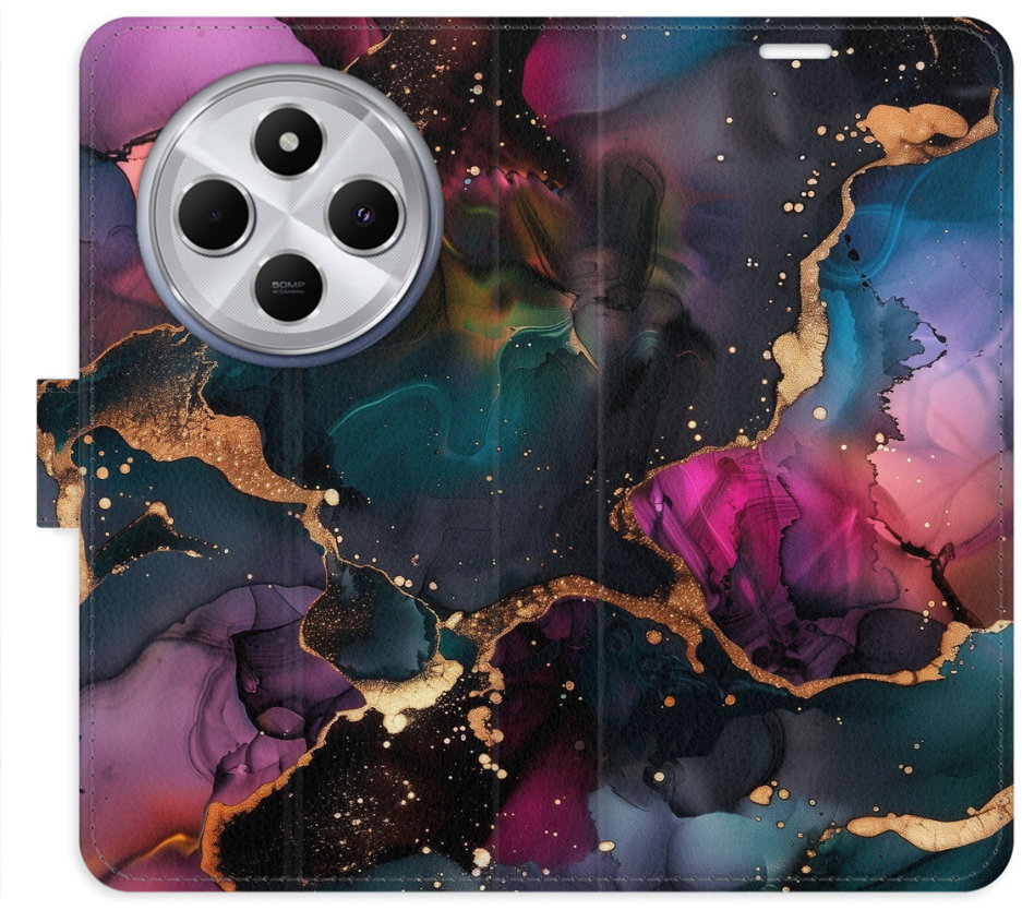iSaprio Flip puzdro Dark Marble pre Xiaomi Redmi 14C/Poco C75