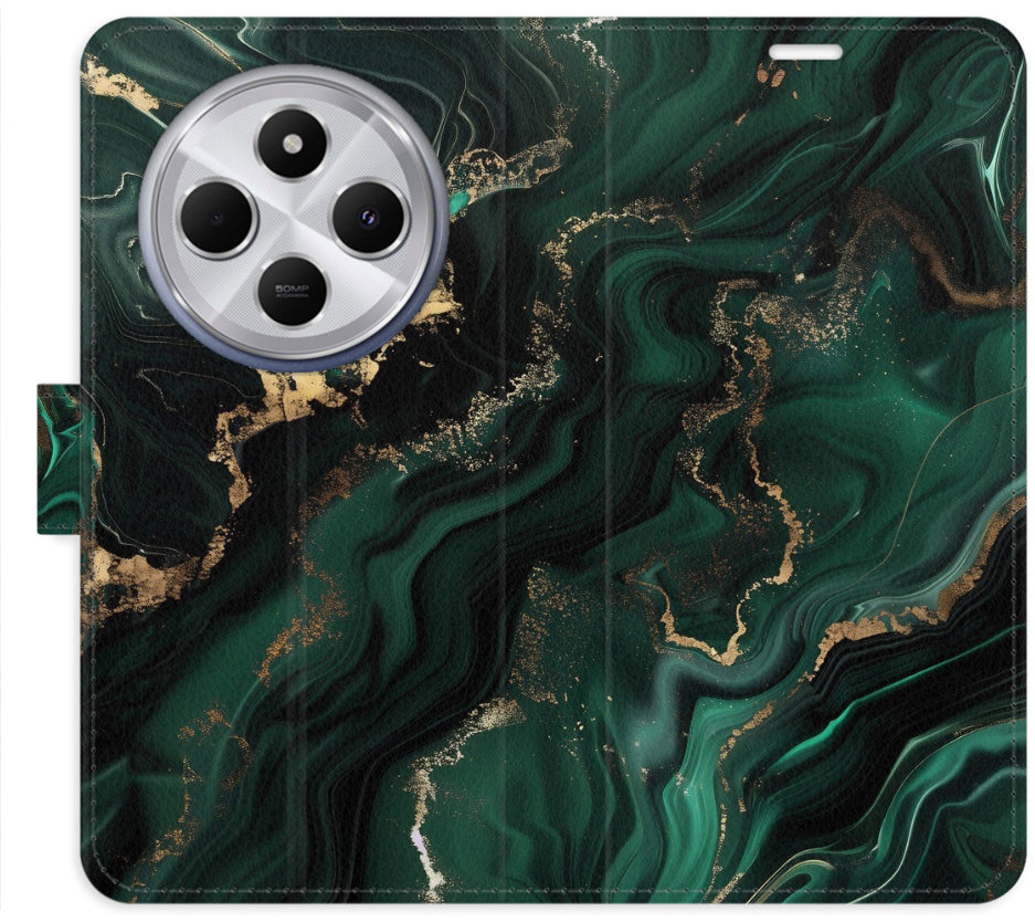 iSaprio Flip puzdro Emerald 02 pre Xiaomi Redmi 14C/Poco C75