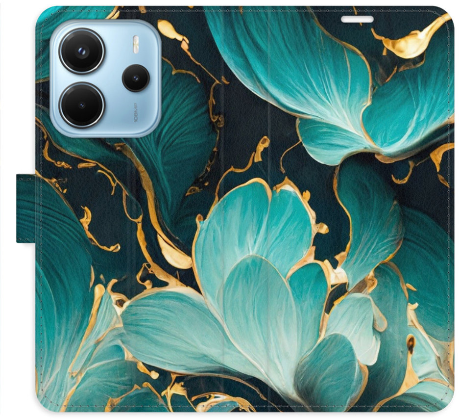 iSaprio Flip puzdro Blue Flowers 02 pre Xiaomi Redmi Note 14