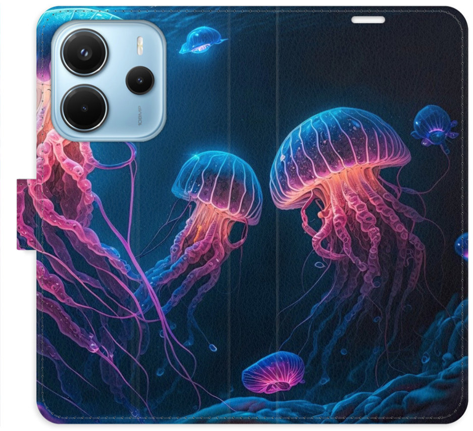 iSaprio Flip puzdro Jellyfish pre Xiaomi Redmi Note 14
