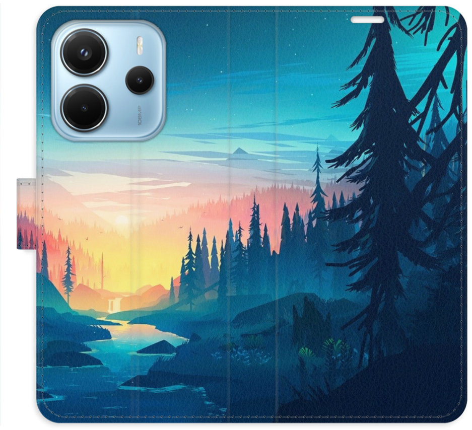 iSaprio Flip puzdro Magical Landscape pre Xiaomi Redmi Note 14
