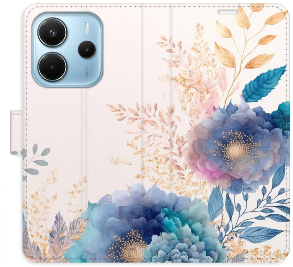 iSaprio Flip puzdro Ornamental Flowers 03 pre Xiaomi Redmi Note 14