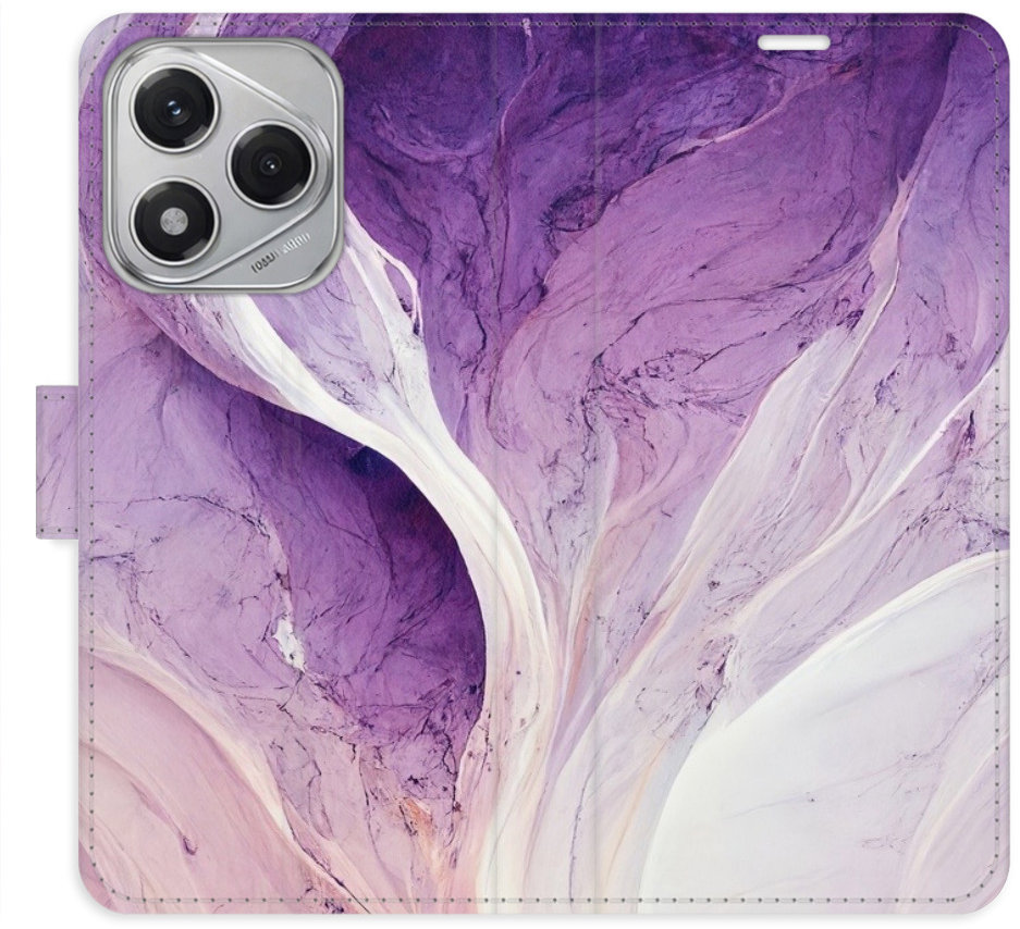 iSaprio Flip puzdro Purple Paint pre Honor 400 Lite