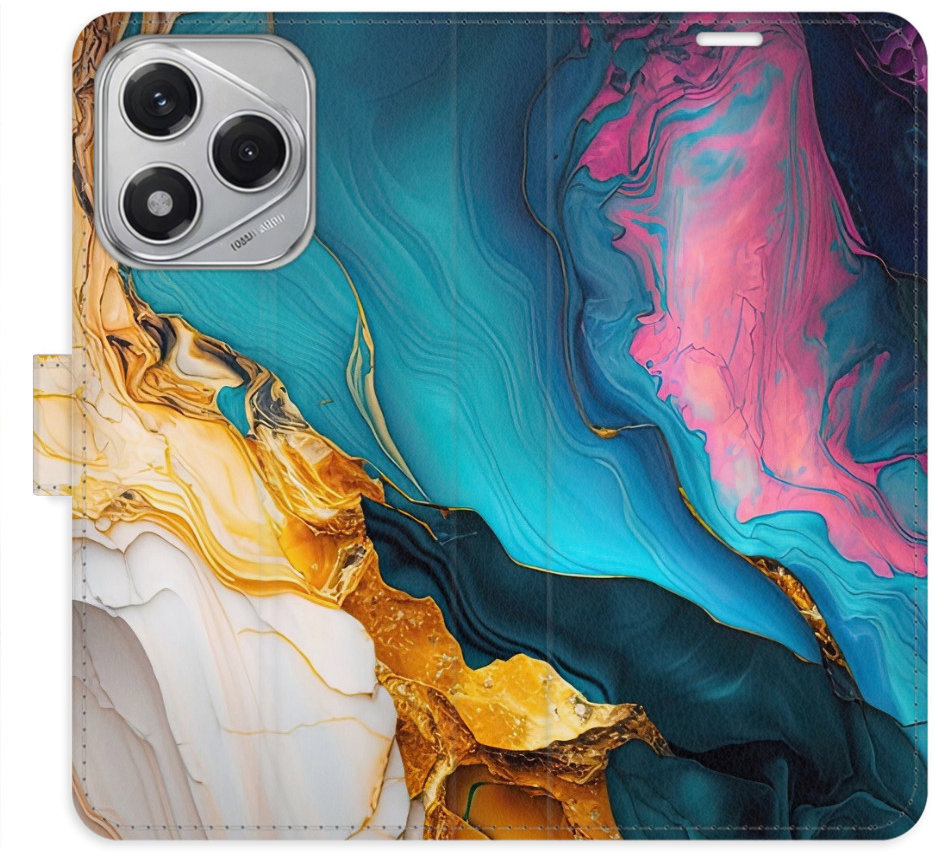 iSaprio Flip puzdro Colourful Marble pre Honor 400 Lite