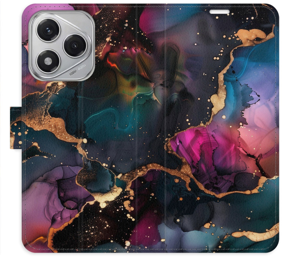 iSaprio Flip puzdro Dark Marble pre Honor 400 Lite