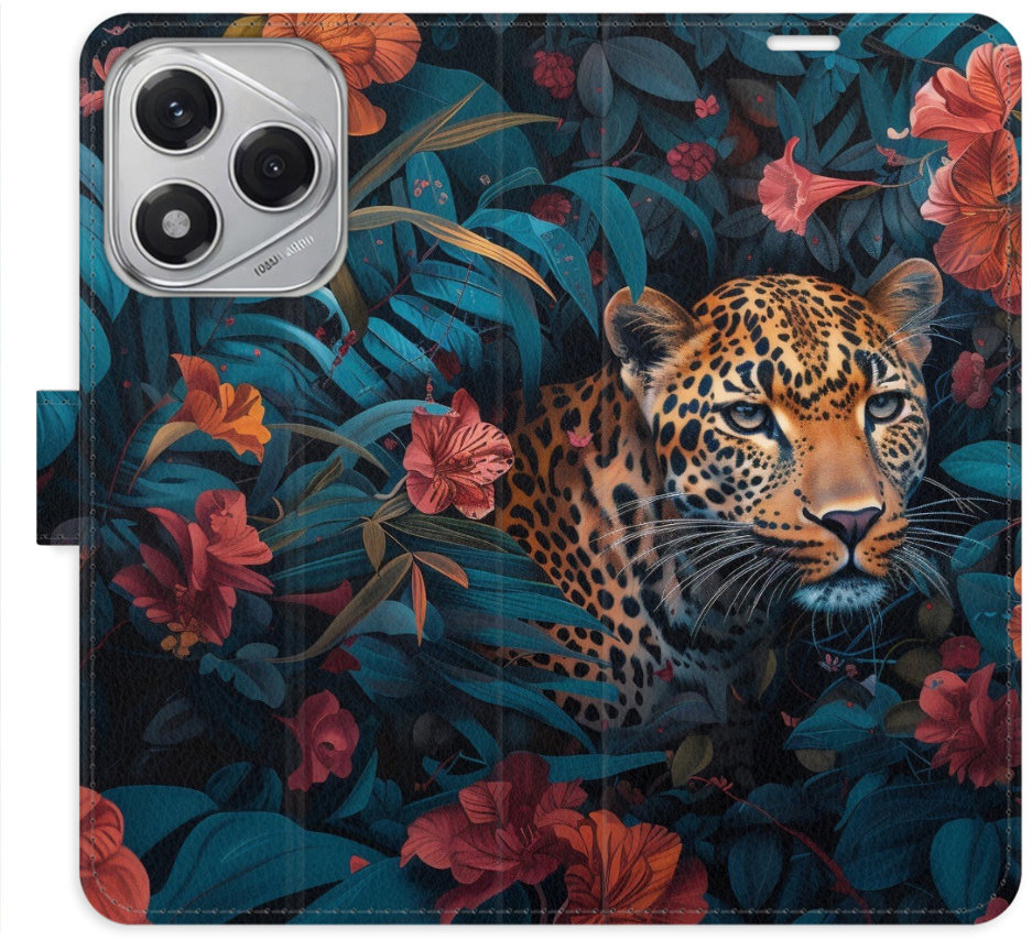 iSaprio Flip puzdro Flower Jaguar 02 pre Honor 400 Lite