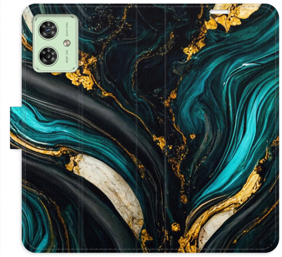 iSaprio Flip puzdro Dark Paint pre Motorola Moto G54 5G/G54 5G Power Edition