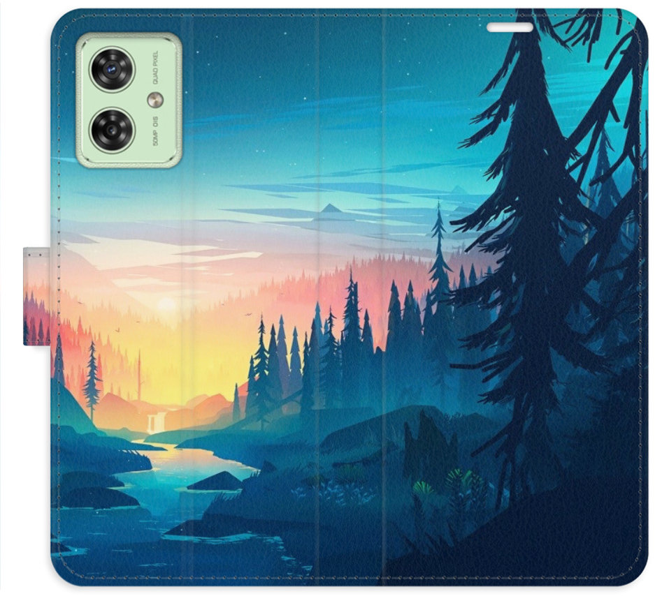 iSaprio Flip puzdro Magical Landscape pre Motorola Moto G54 5G/G54 5G Power Edition