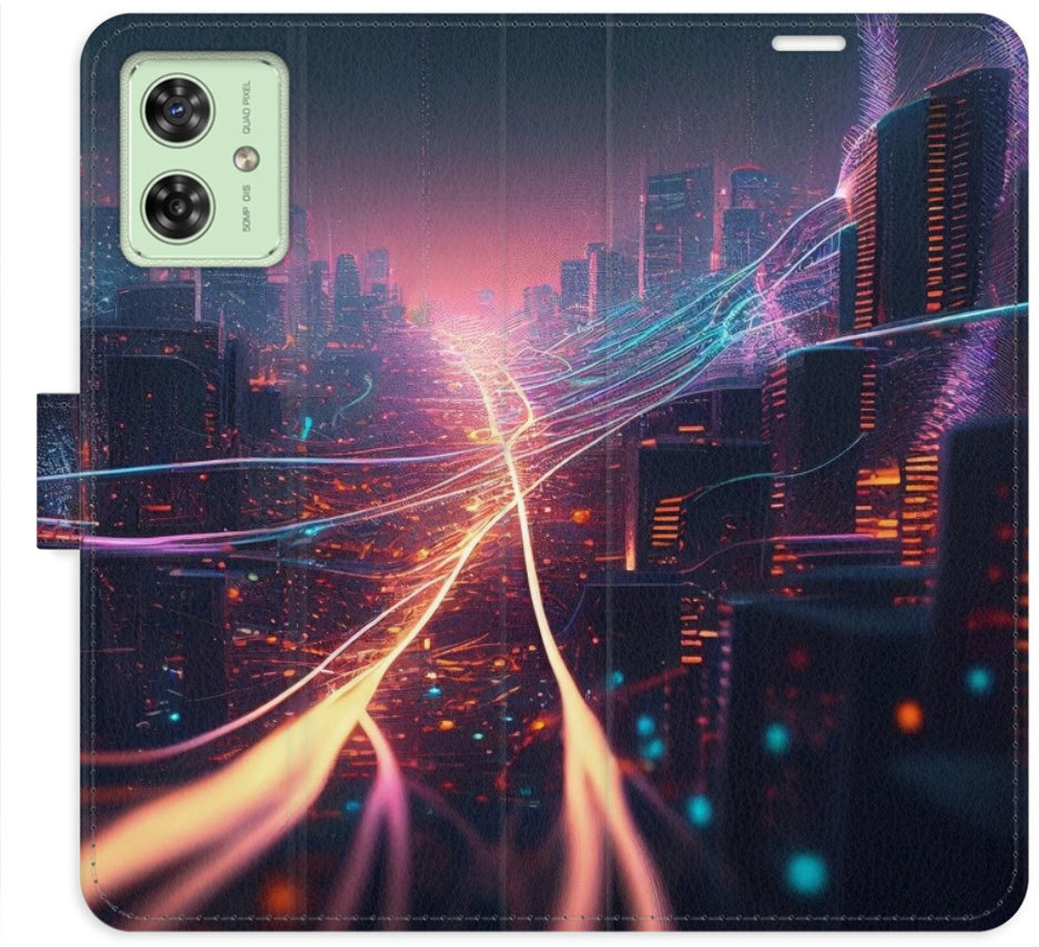 iSaprio Flip puzdro Modern City pre Motorola Moto G54 5G/G54 5G Power Edition