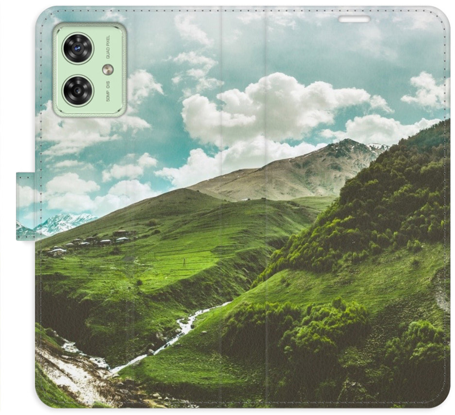 iSaprio Flip puzdro Mountain Valley pre Motorola Moto G54 5G/G54 5G Power Edition
