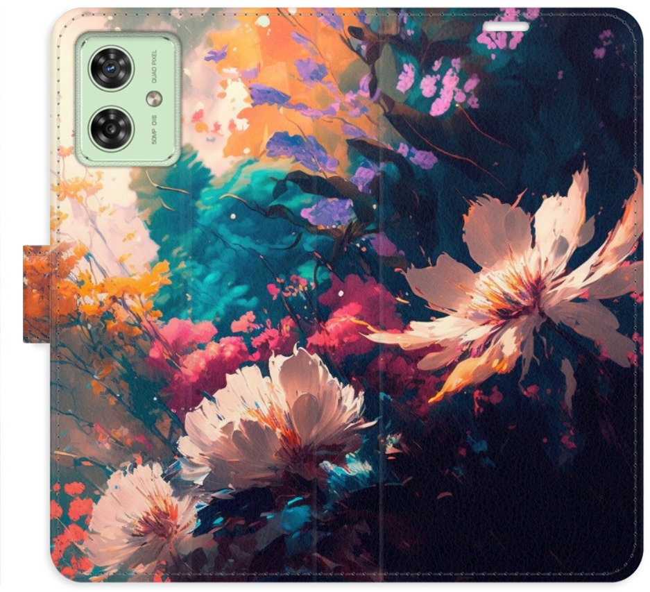 iSaprio Flip puzdro Spring Flowers pre Motorola Moto G54 5G/G54 5G Power Edition