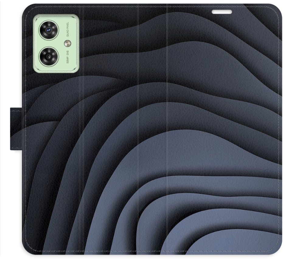 iSaprio Flip puzdro Dark Waves pre Motorola Moto G54 5G/G54 5G Power Edition