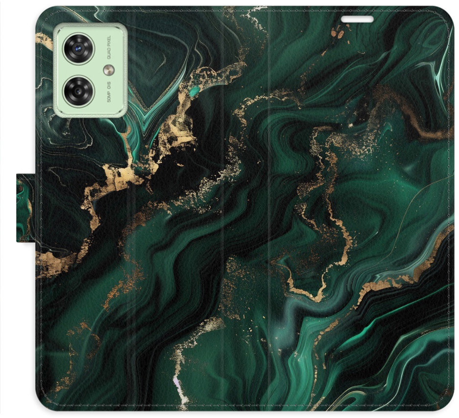 iSaprio Flip puzdro Emerald 02 pre Motorola Moto G54 5G/G54 5G Power Edition