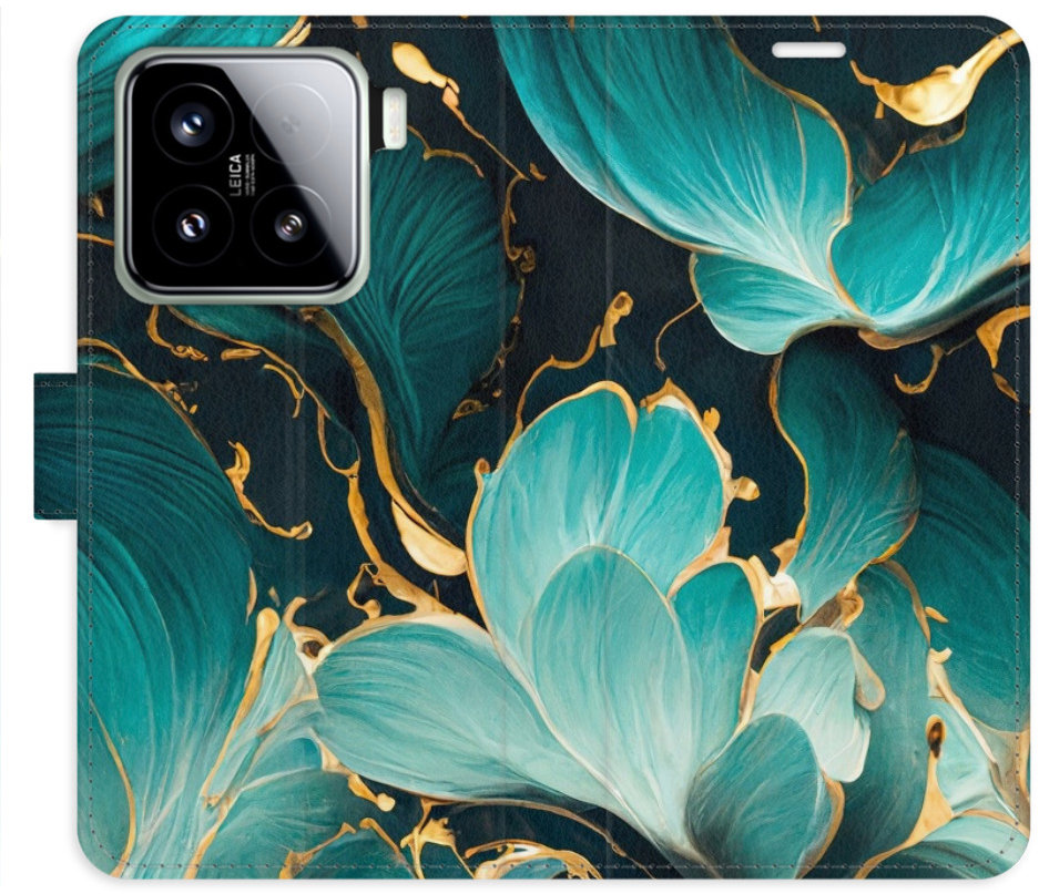 iSaprio Flip puzdro Blue Flowers 02 pre Xiaomi 15