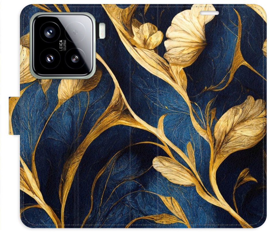 iSaprio Flip puzdro GoldBlue pre Xiaomi 15