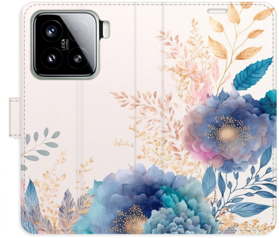 iSaprio Flip puzdro Ornamental Flowers 03 pre Xiaomi 15