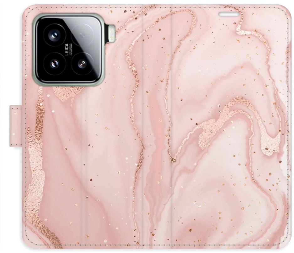 iSaprio Flip puzdro RoseGold Marble pre Xiaomi 15