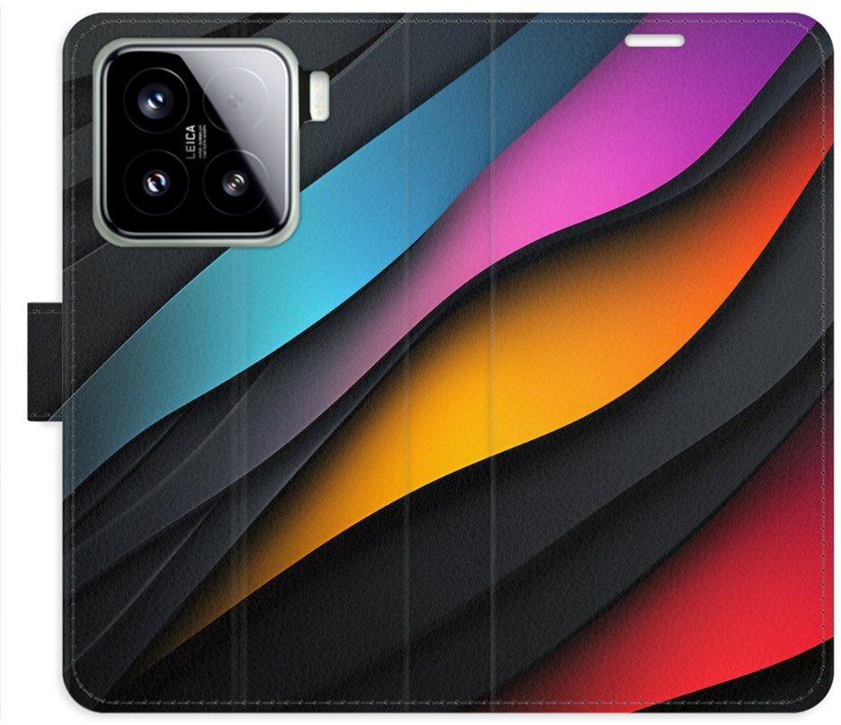 iSaprio Flip puzdro Color Waves pre Xiaomi 15