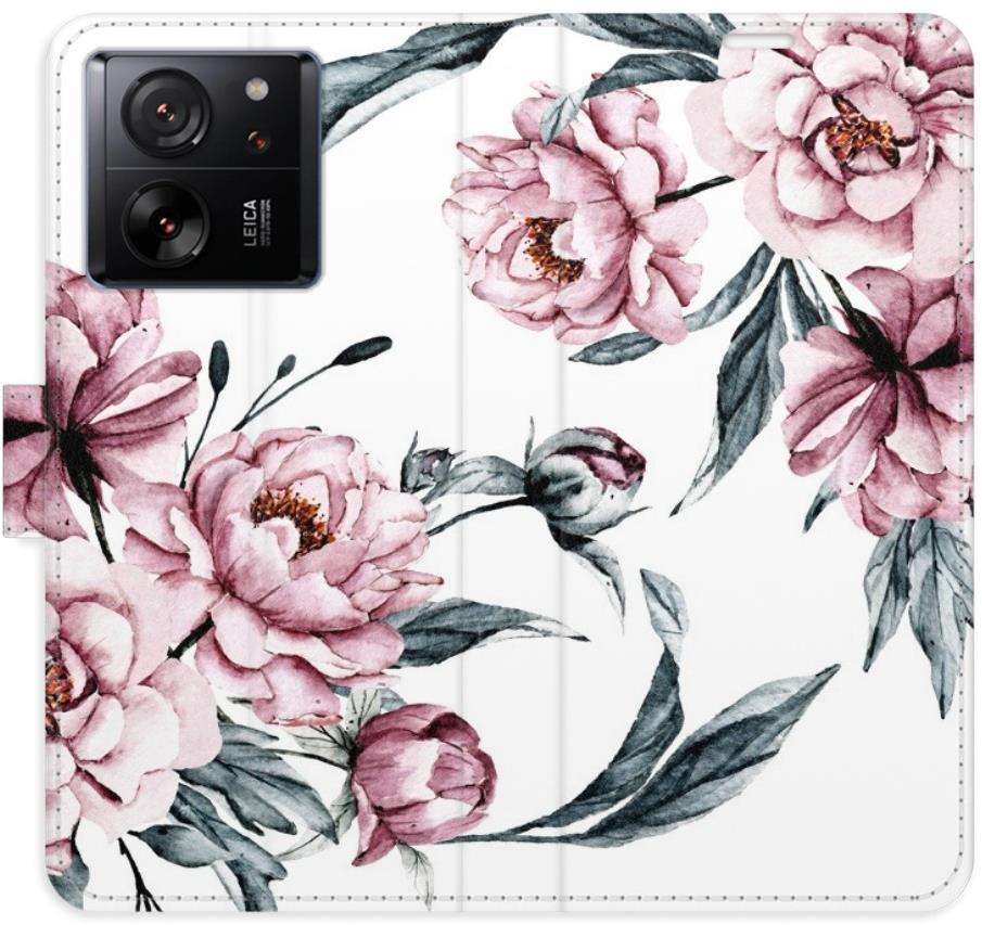iSaprio flip puzdro Pink Flowers na Xiaomi 13T/13T Pro