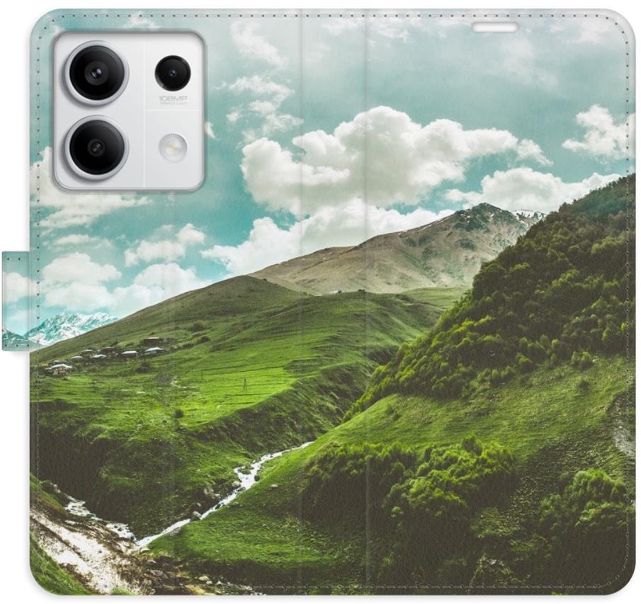 iSaprio flip puzdro Mountain Valley pre Xiaomi Redmi Note 13 5G