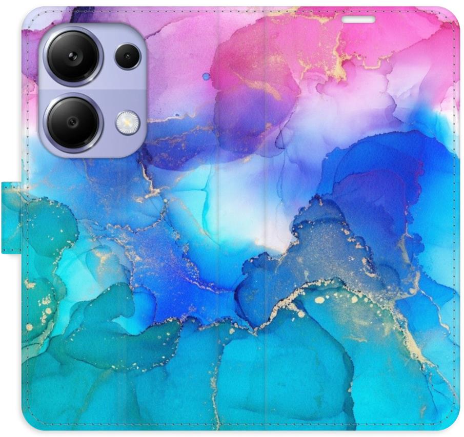 iSaprio flip puzdro BluePink Paint pre Xiaomi Redmi Note 13 Pro