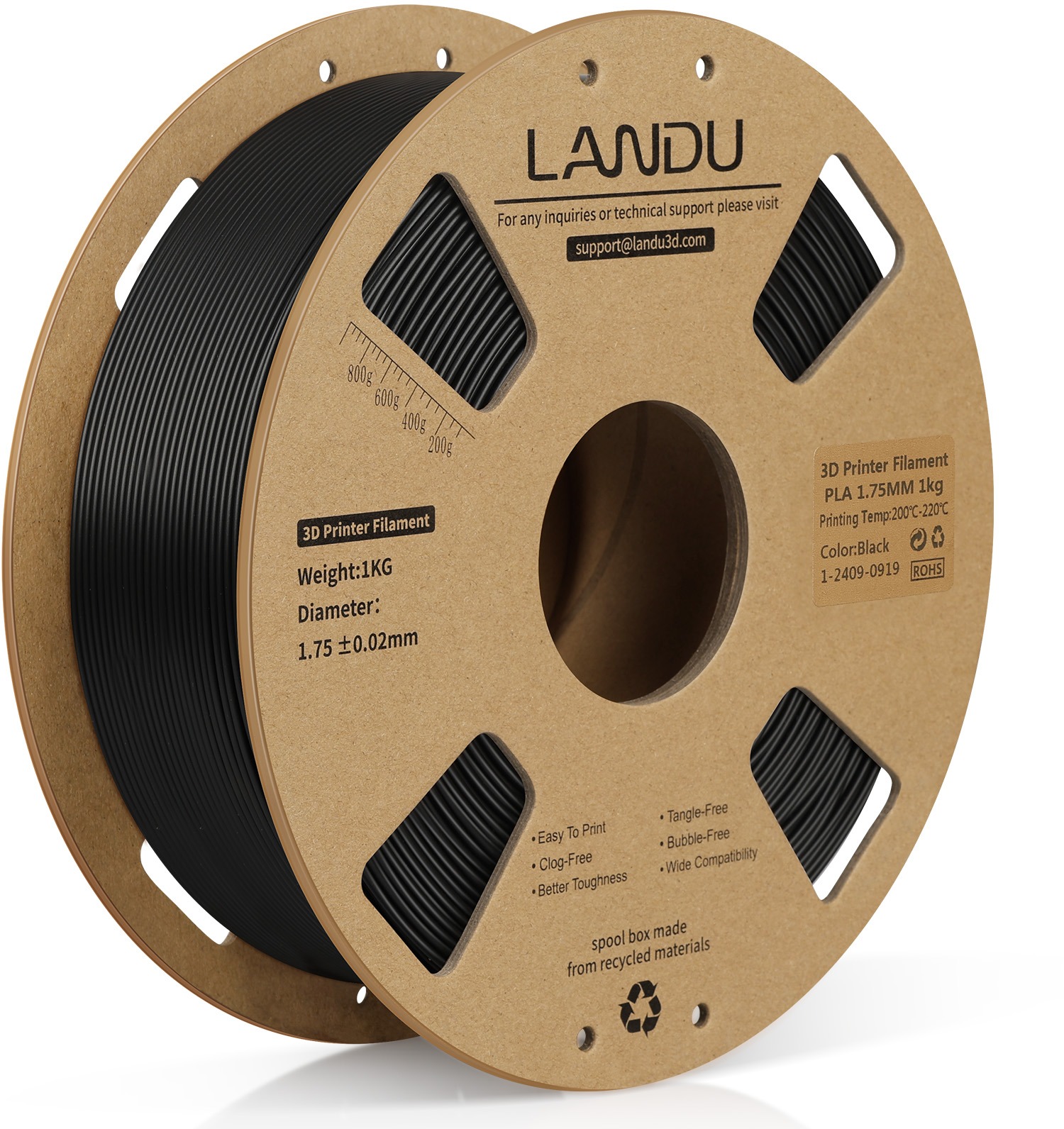 Landu PLA Black 1 kg