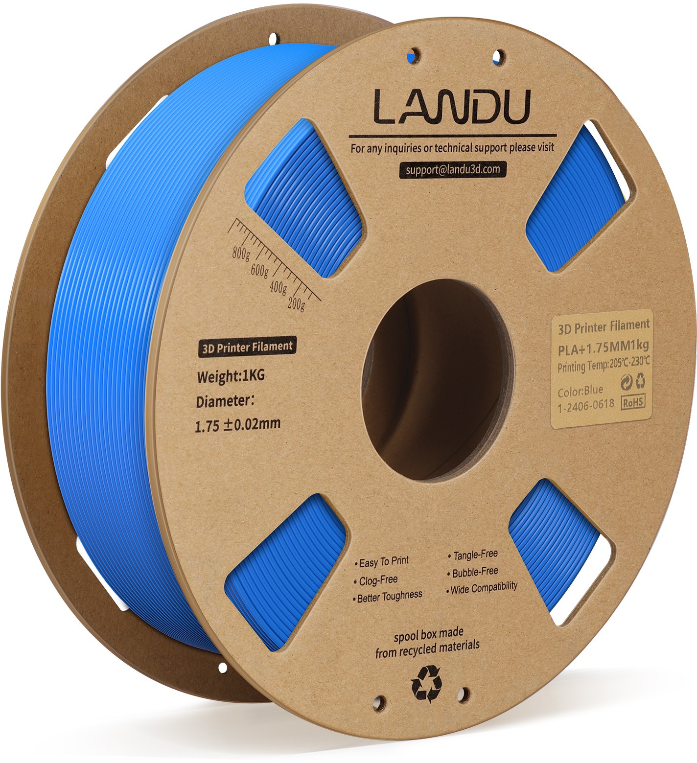 Landu PLA+ Blue 1 kg