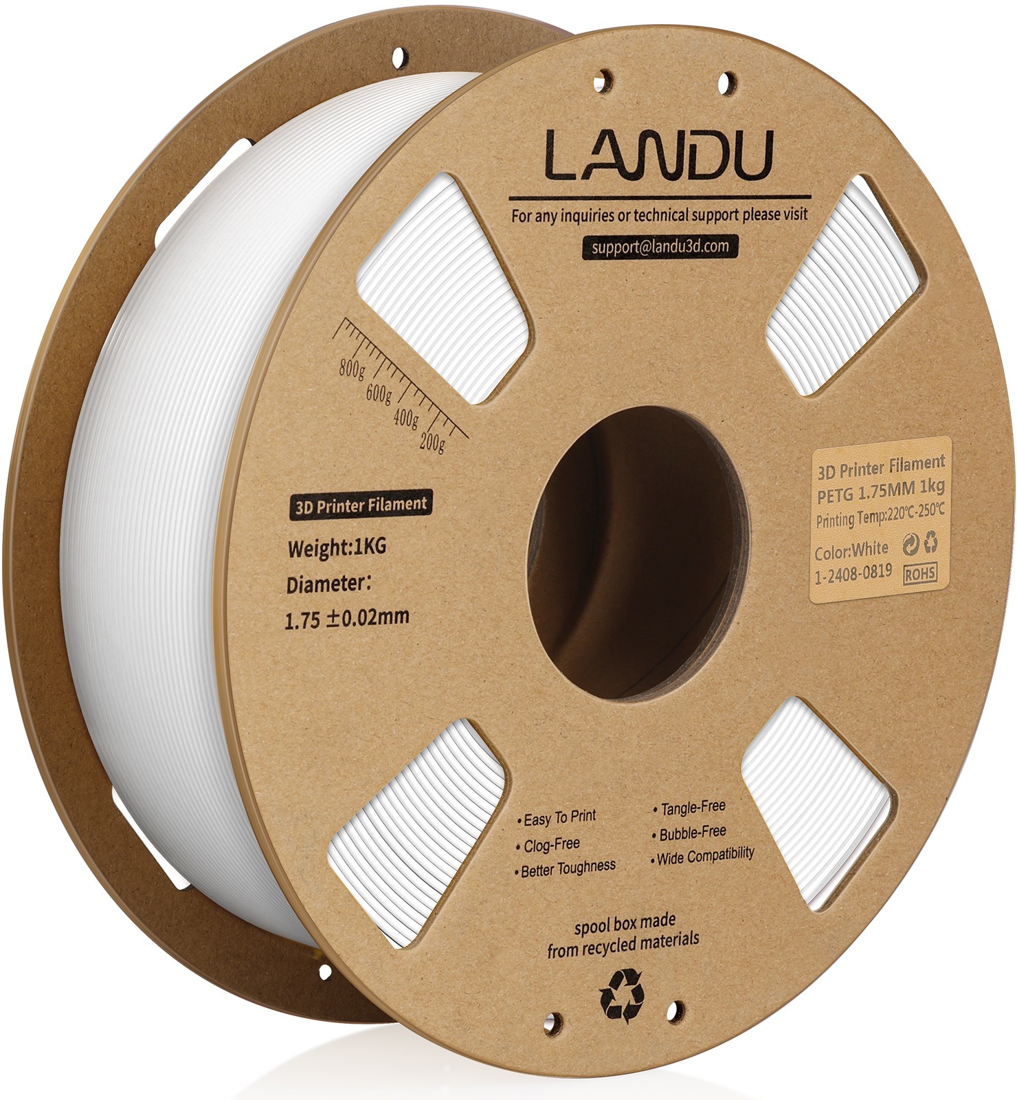 Landu PETG White 1 kg