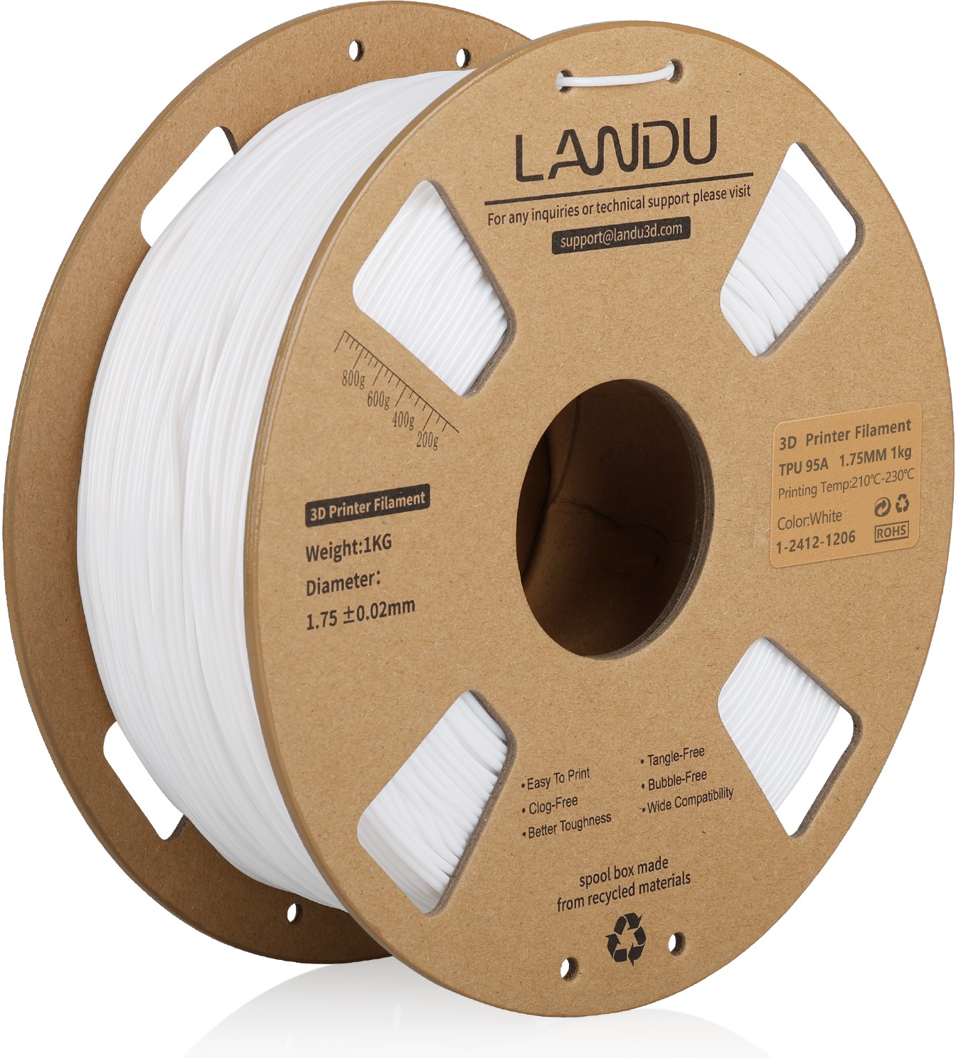 Landu TPU 95A White 1 kg