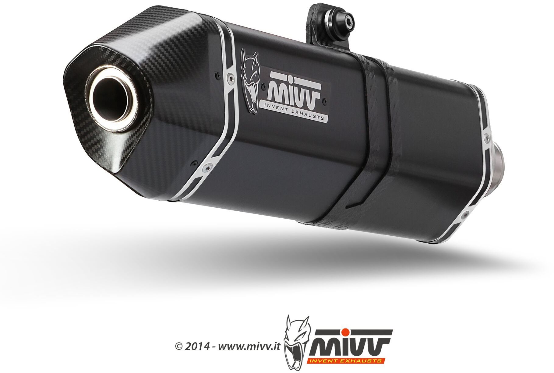 Mivv Speed Edge Black Stainless Steel pre Suzuki DL V-Strom 1000 (2014 >)
