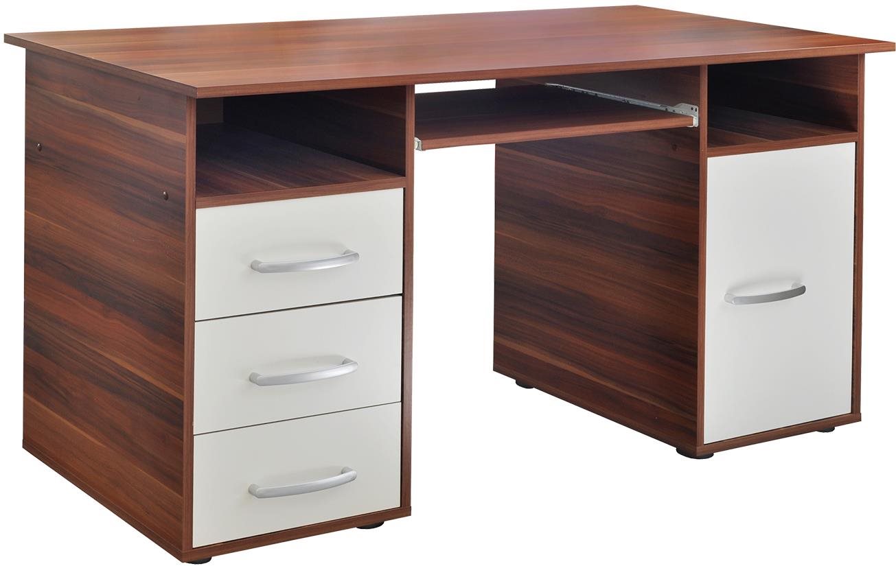 IDEA nábytok Písací stôl 60194 orech/biely