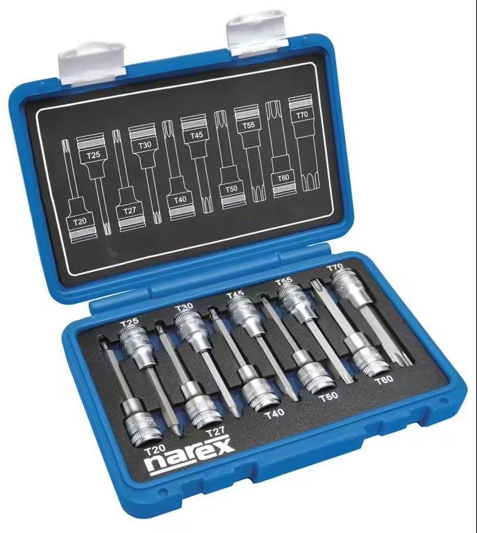 NAREX 443000962 Súprava hlavíc 1/2" zástrčných TORX