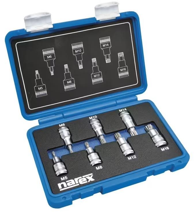NAREX 443000959 Súprava hlavíc 1/2" zástrčných XZN