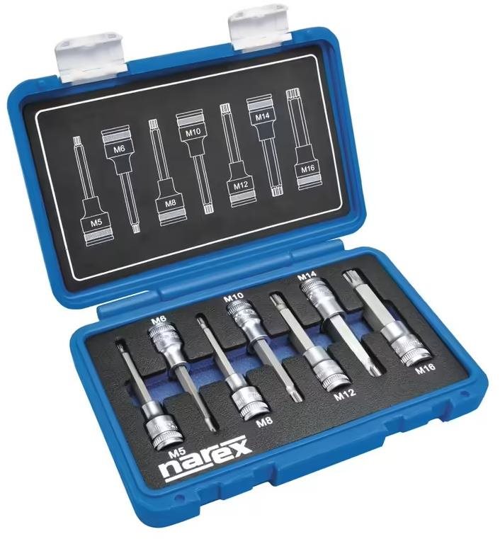 NAREX 443000960 Súprava hlavíc 1/2" zástrčných XZN