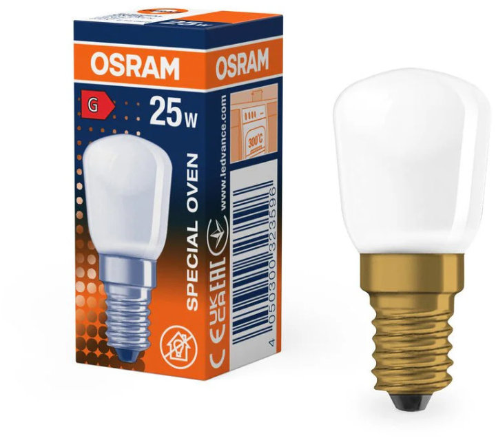 OSRAM SPC. T26/57, E14, 25 W, 300 °C, matná
