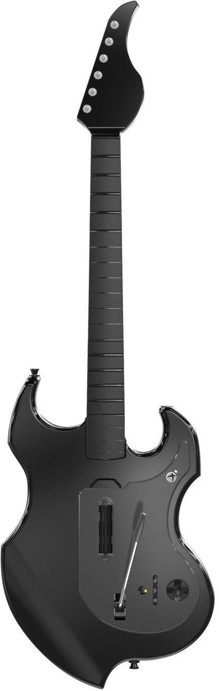 PDP Riffmaster Wireless Guitar, bezdrôtový gitarový ovládač pre Xbox Series X|S, Xbox One, PC, čiern