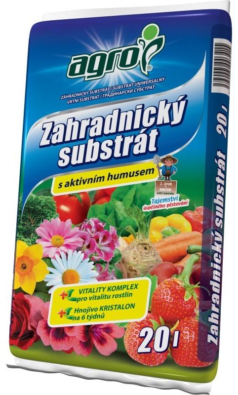 Roztrhnutý obal – Substrát AGRO Substrát záhradnícky, objem (viac ako 50 % bezchybného obsahu)