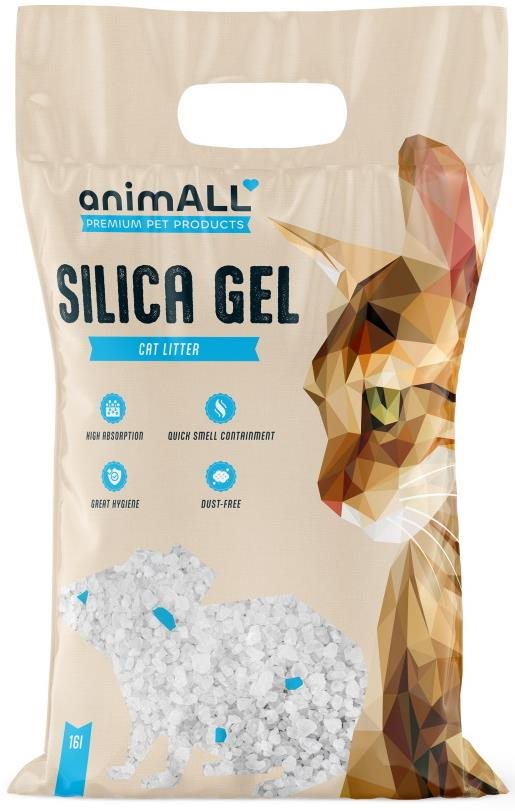 Roztrhnutý obal – Stelivo pre mačky animALL Silikátové stelivo (viac ako 50 % bezchybného obsahu)