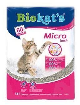 Roztrhnutý obal – Stelivo pre mačky Biokat´s Micro Fresh (viac ako 50 % bezchybného obsahu)