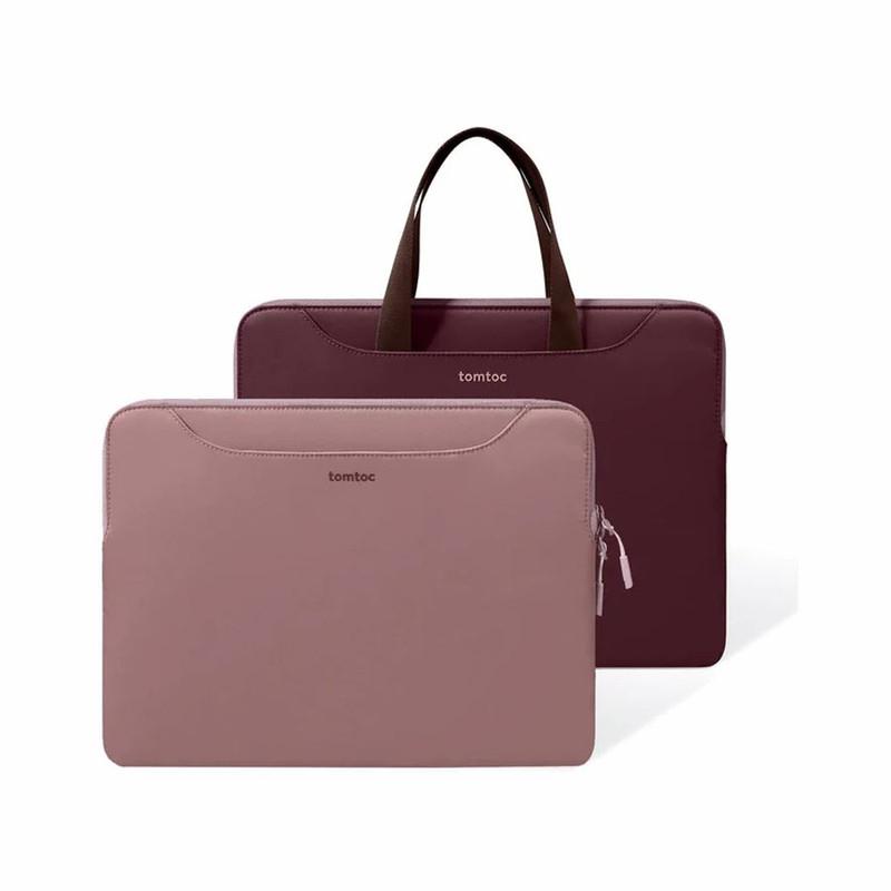 tomtoc Light-A21 Dual-color Slim Notebook Handbag, 13,5 Inch – Raspberry